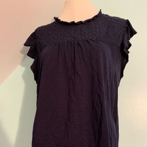 Loft outlet eyelet top